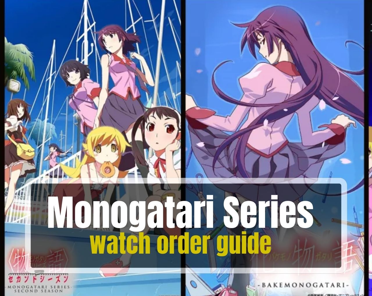 Monogatari Series watch order guide