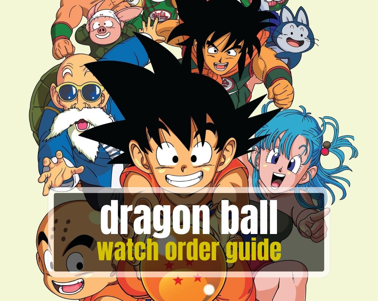 Dragon Ball watch order guide