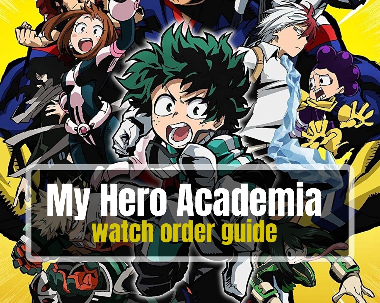 My Hero Academia watch order guide