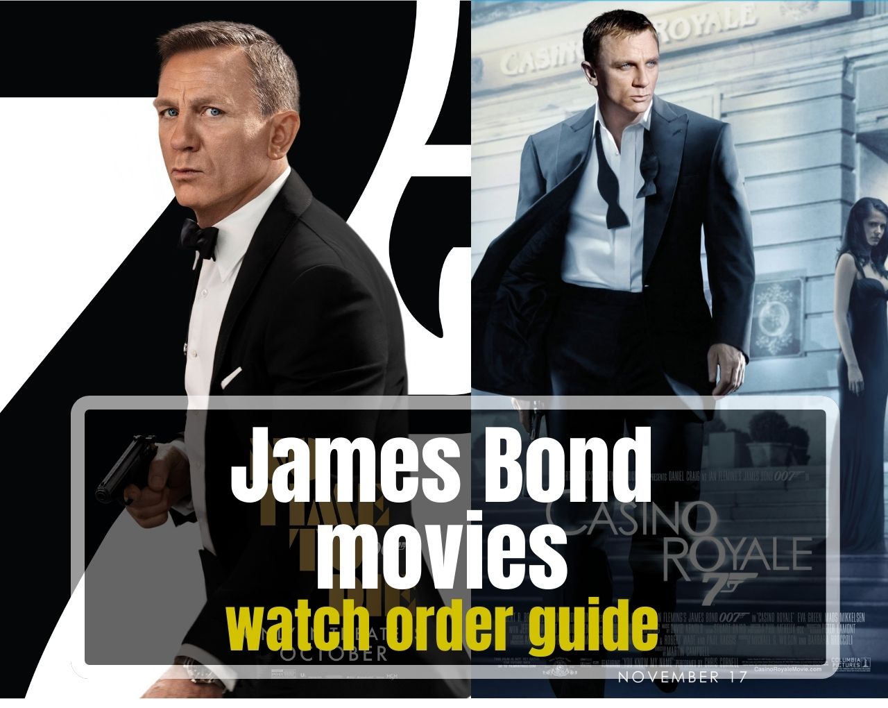 James Bond movies watch order guide