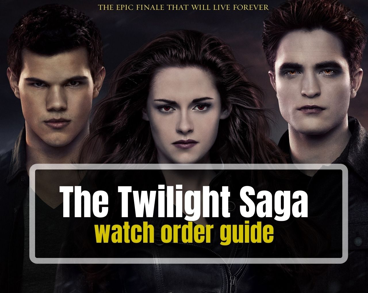 Twilight Saga Watch Order guide