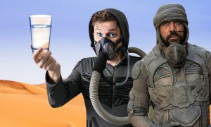 Netflix Movie Dune-Inspired Stillsuit Invented By a Set of YouTubers To Recycle Sweat.