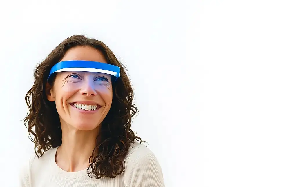 Light therapy glasses
