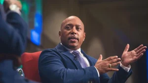 Daymond John speaking about the importance of education for entrepreneurs