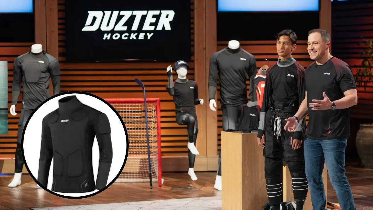 Father-son founders of Duzter Hockey pitch their cut-resistant base layer gear on Shark Tank Season 16.