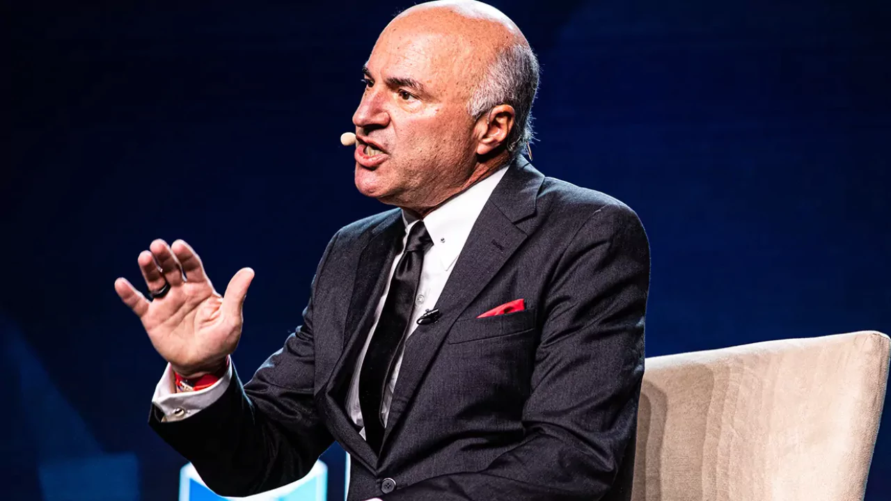 Kevin O'Leary speaking about why speed matters more than perfection for startup success