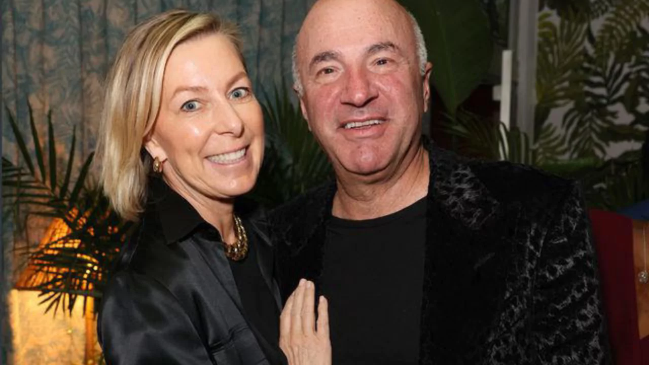Kevin O’Leary smiling with his wife as he shares marriage advice about building wealth together