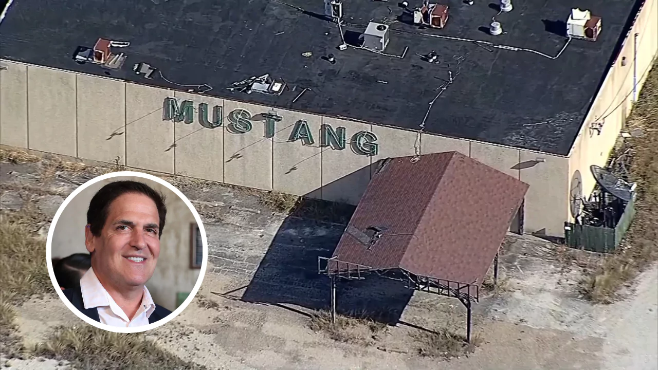 Mark Cuban buys the ghost town of Mustang, Texas, planning to turn it into a dinosaur-themed destination.