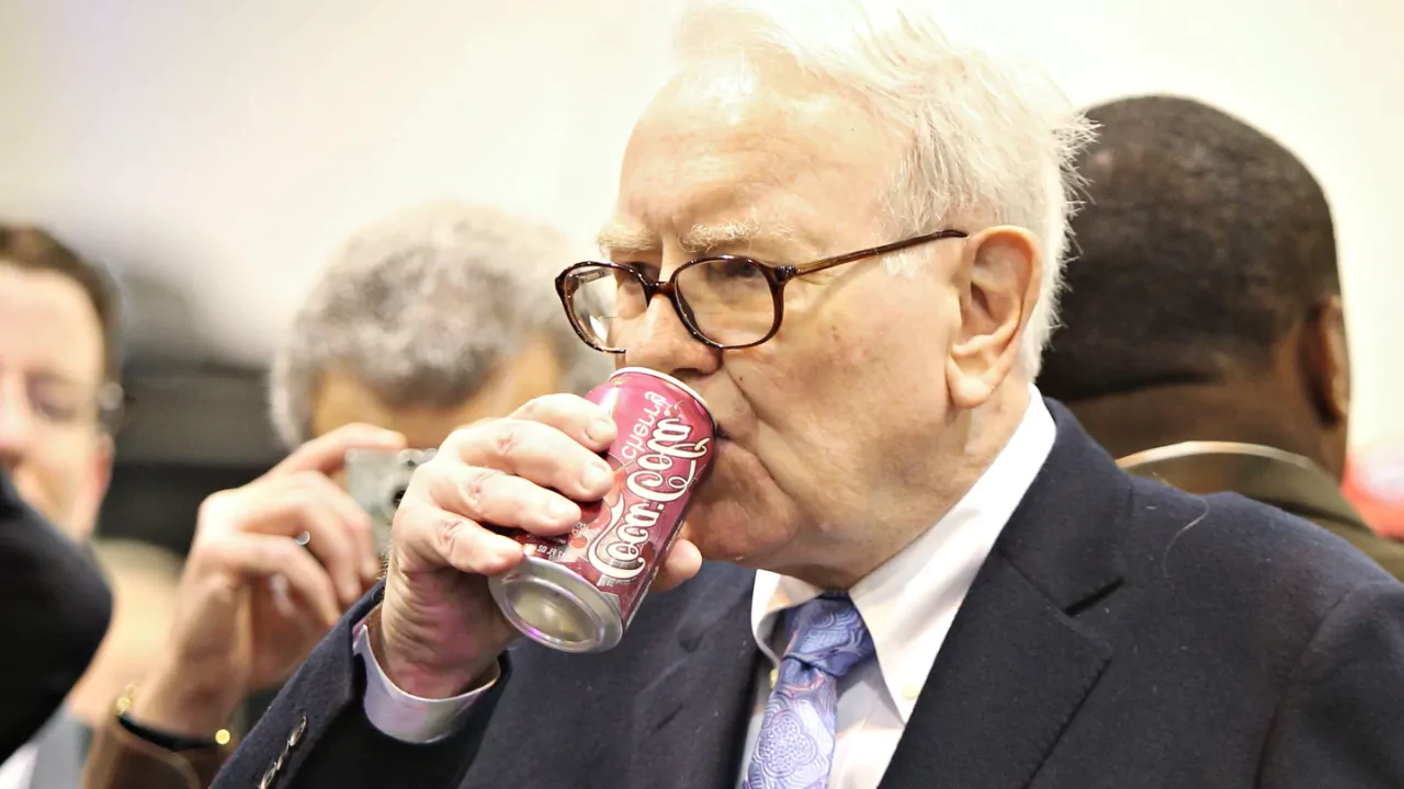Warren Buffett drinks Coca-Cola, his favorite and most rewarding investment
