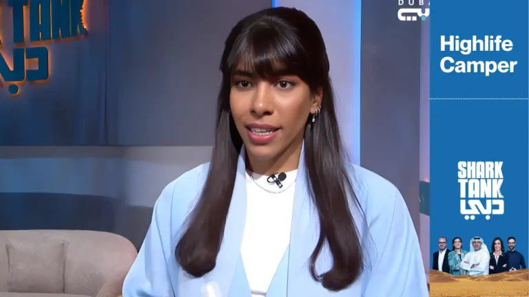 Highlife Camper founder Fatima Al Muhairi on Shark Tank pitch