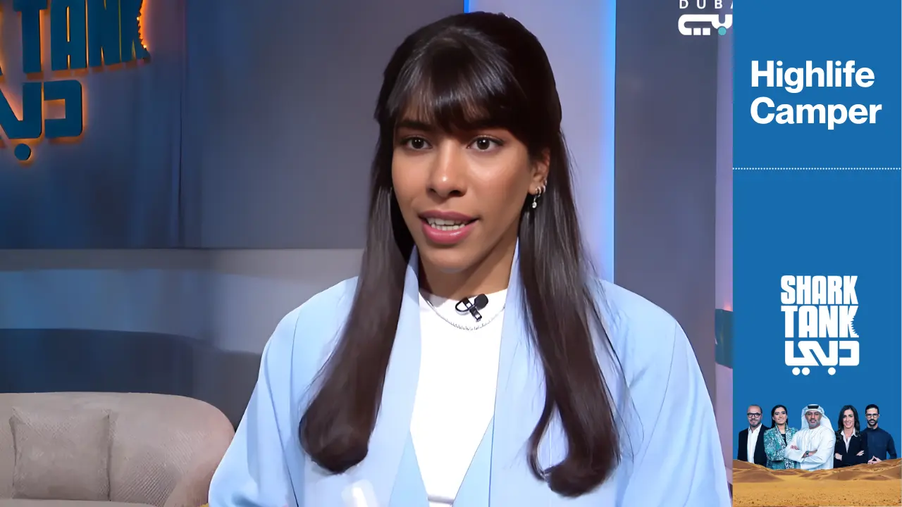 Highlife Camper founder Fatima Al Muhairi on Shark Tank pitch