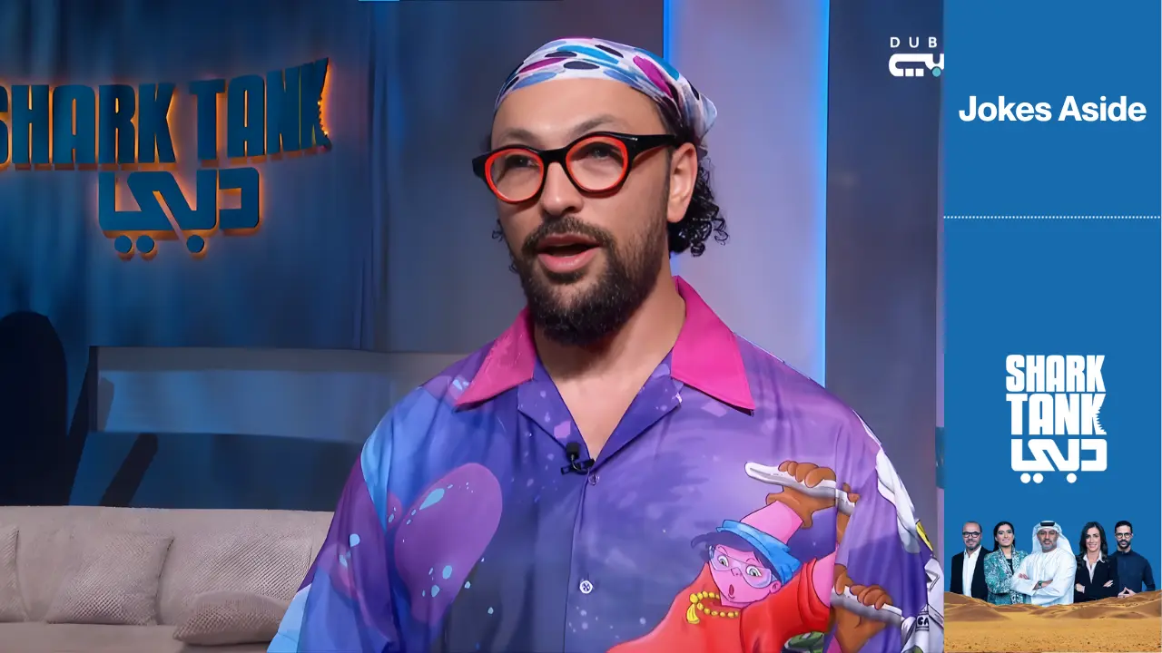 Jokes Aside founder Ibrahim Abudyak on Shark Tank pitch