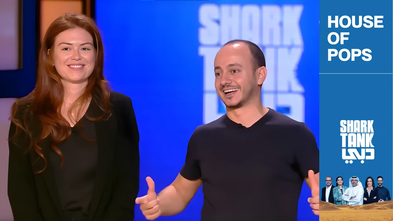House of Pops founders Mazen Kanaan & Marcela Kanaan On Shark Tank UAE Dubai