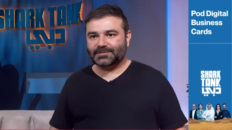 Pod Digital Business Cards founder Faisal Al Naqbi on Shark Tank pitch