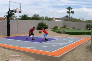 Building a basketball court