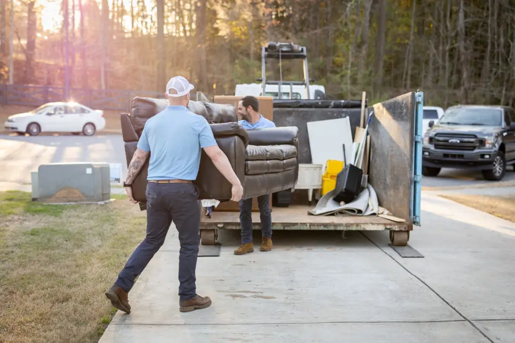 Professional junk pickup services
